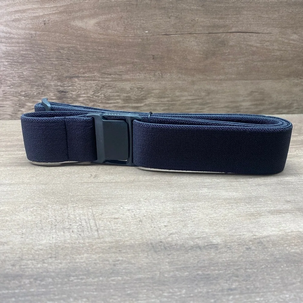 Simms Mens Wading Belt OS Black Neoprene Elastic Fishing Gear 1.5 Inch Buckle - Picture 1 of 7